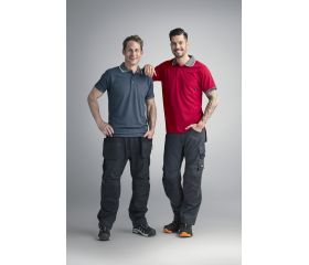 2724 Polo manga corta AllroundWork Technology 37.5® negro